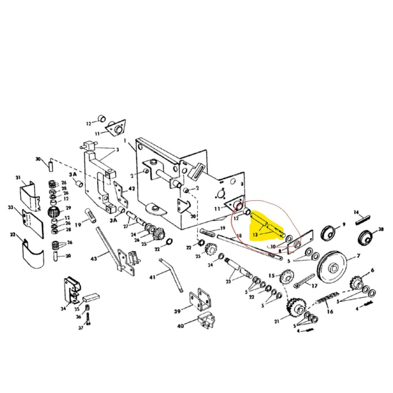 132682 - Loading Auger Drive Shaft