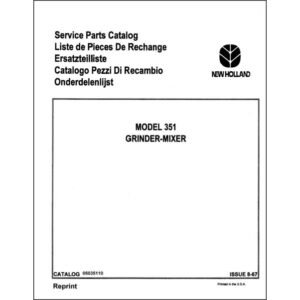 05035110 - Parts Catalog - Model 351