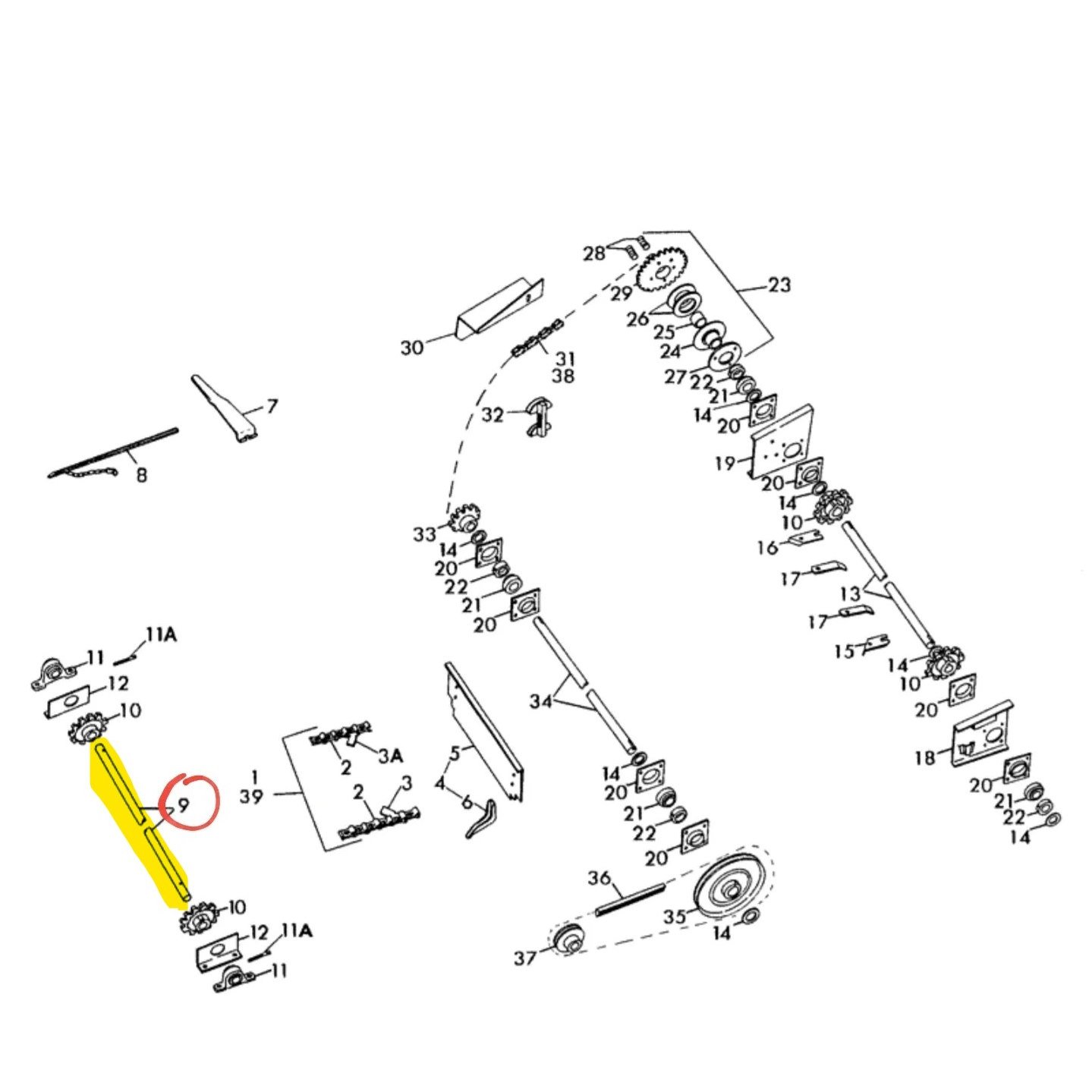 Idler Shaft - 119806