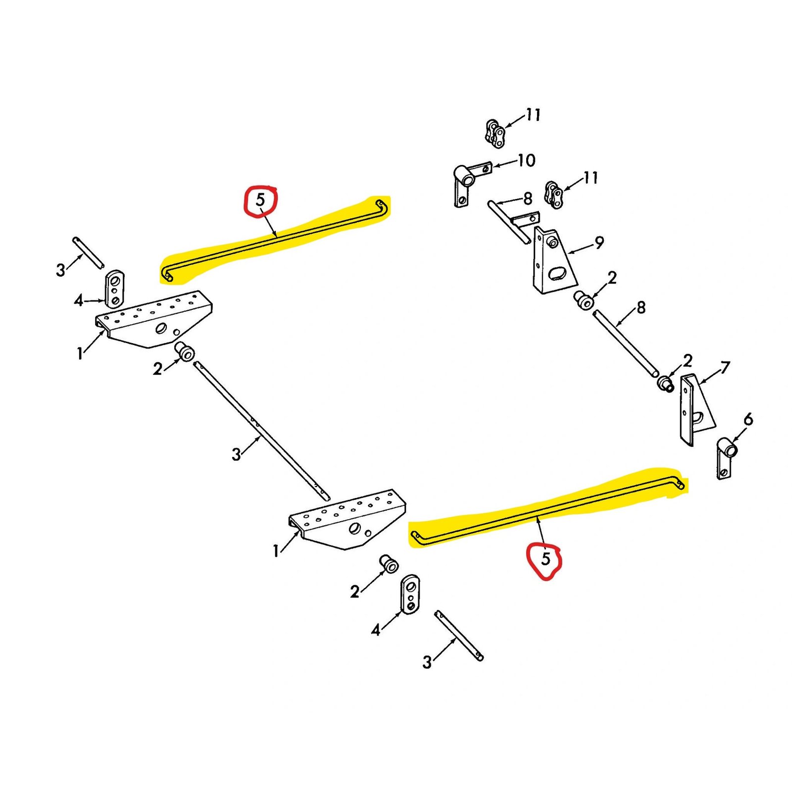 251969 - Control Rod for Foot Pedals - Aftermarket - Image 2