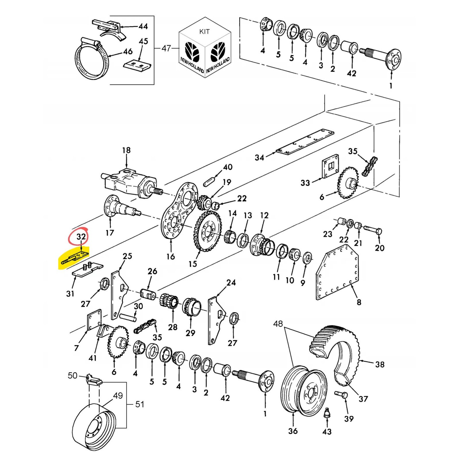 616661 - Threaded Adjuster for Drive Chain