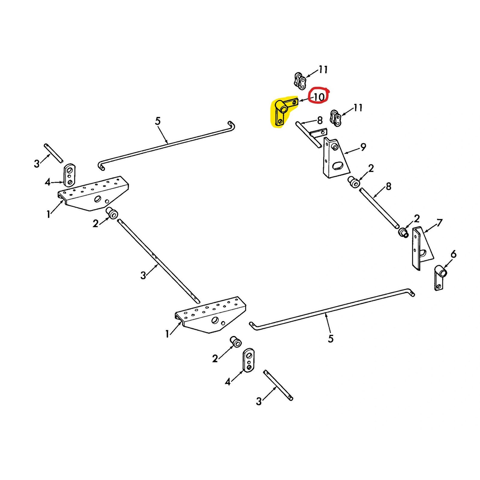 620476 - Aftermarket Hub for Bucket Control Pedal
