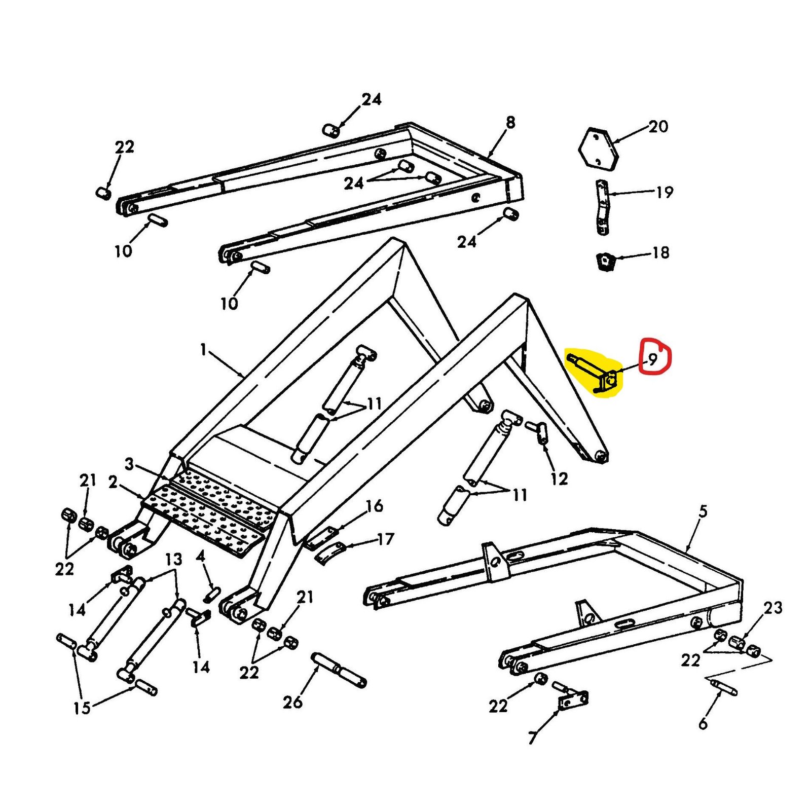 632423 - Pin for Upper Boom Link - Aftermarket - Image 3