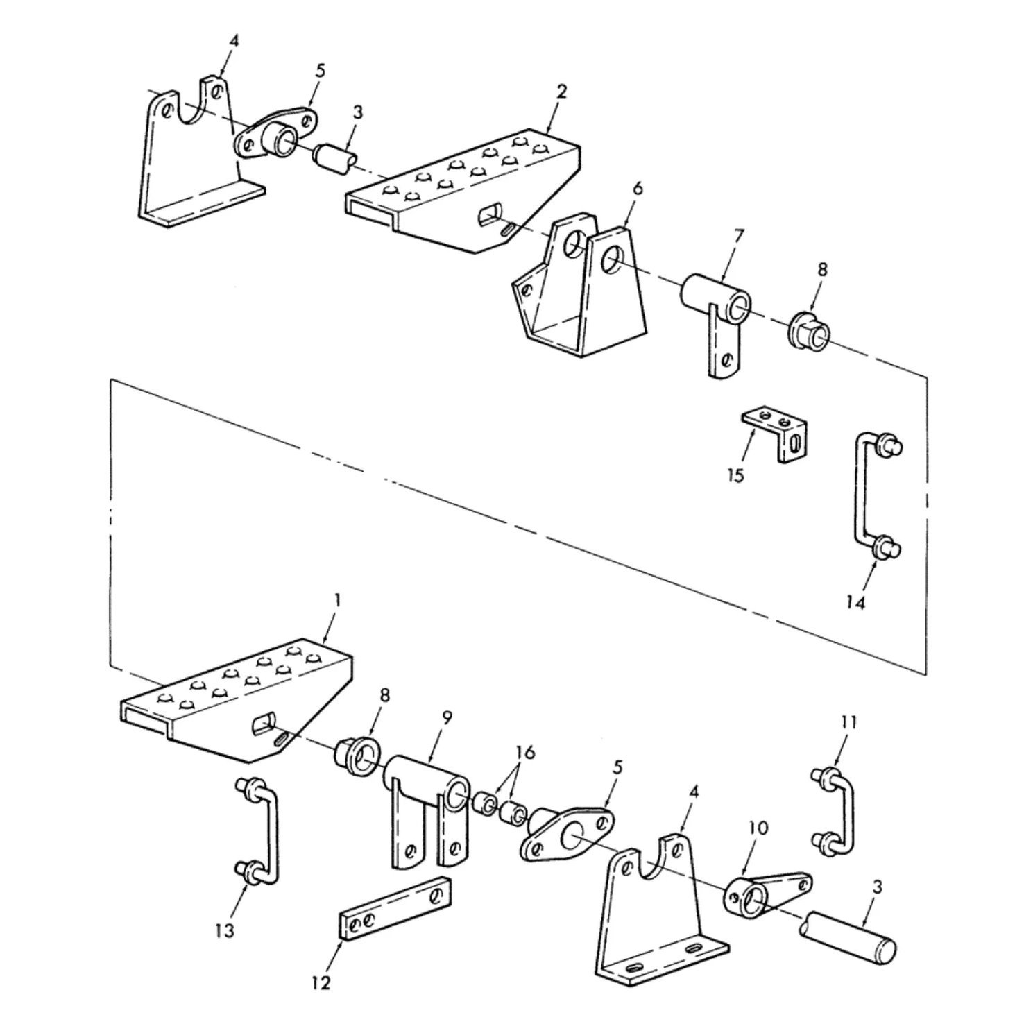 632479 - Foot Pedal Shaft - Aftermarket