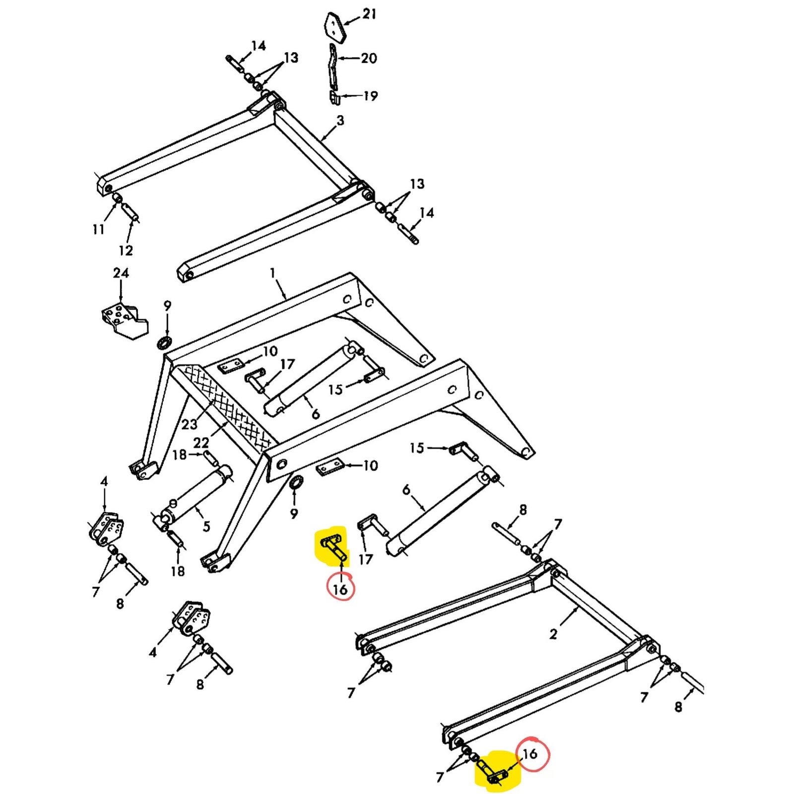 80620060 - Aftermarket Pin for Boom Link