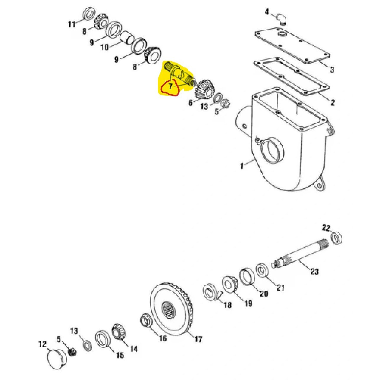 80712409 - Shaft for Gearbox Input - Aftermarket - Image 4