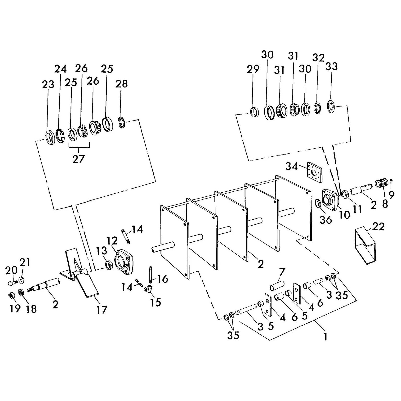 854066 - Hammer Mill Rotor & Shaft - Aftermarket