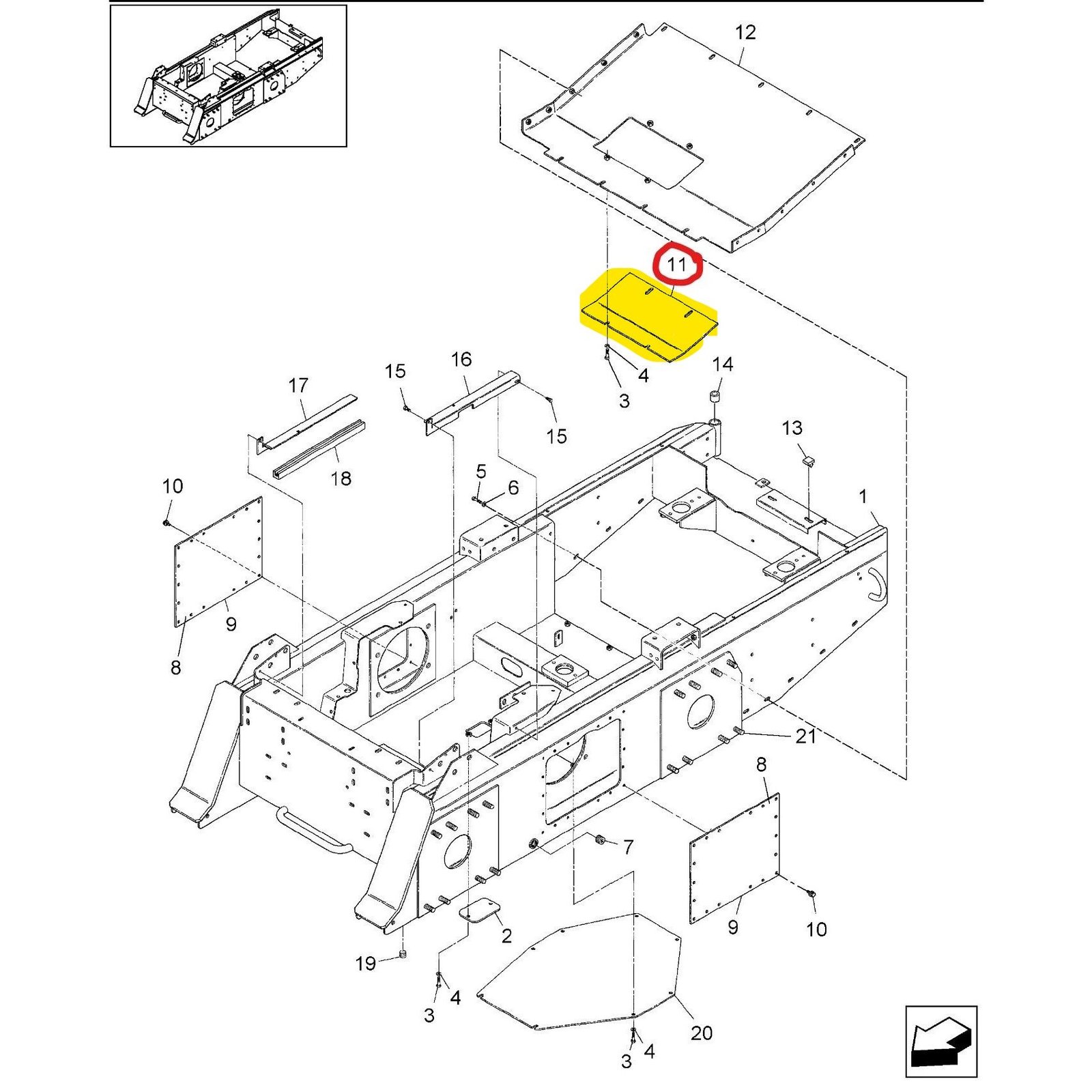 86504852 - Aftermarket Cover Plate