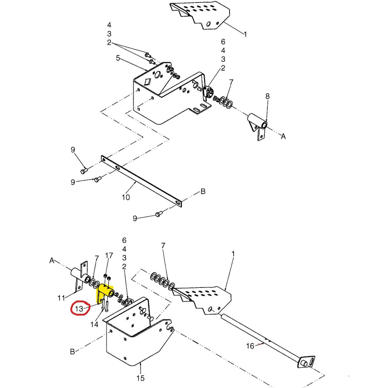 86522404 - Hub for Hand Control