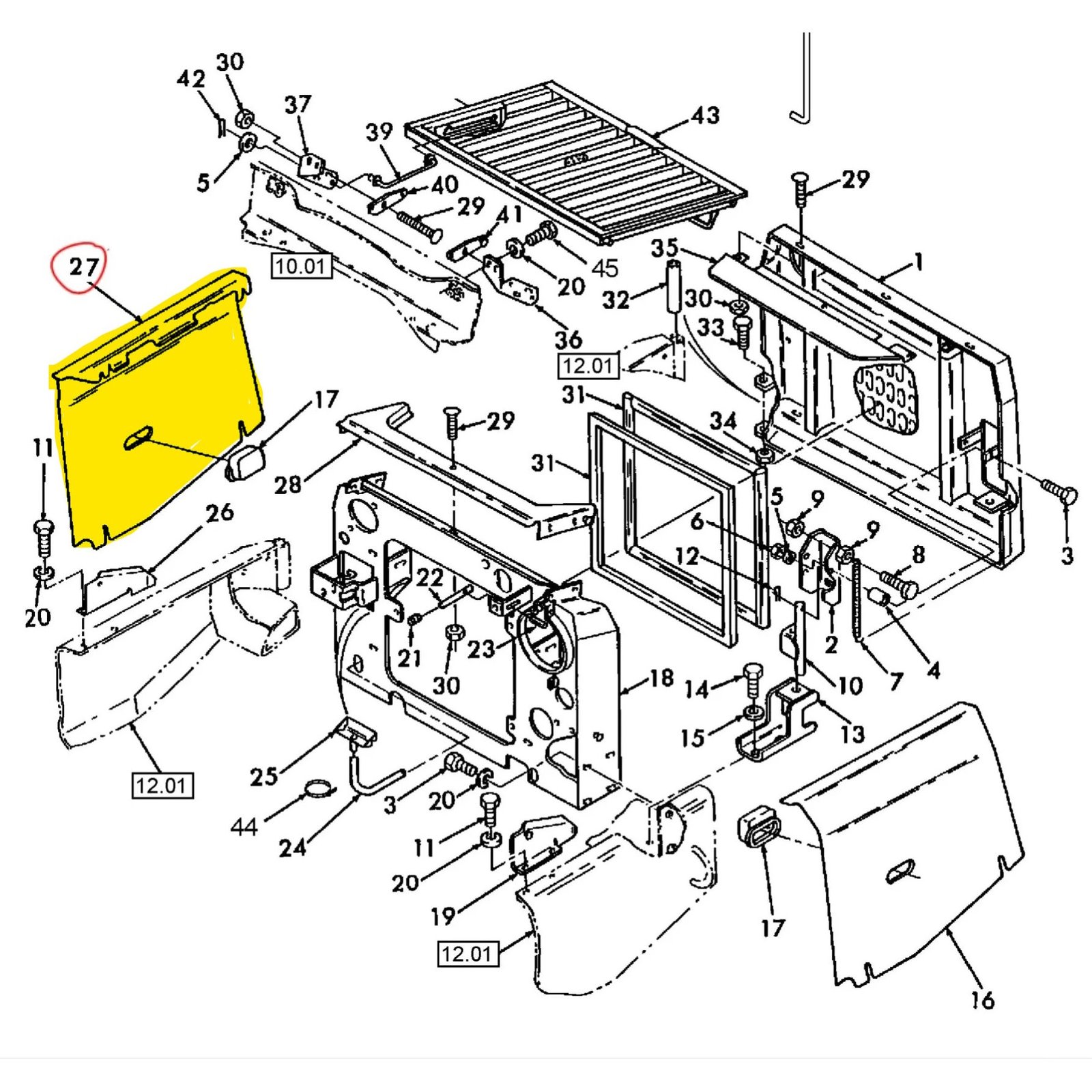 86591126 - Right Engine Panel - Aftermarket - Image 2