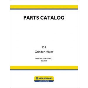 87061018 - Parts Catalog - Model 353