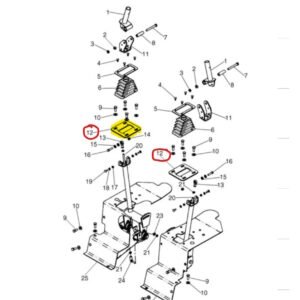 9827335 - Support Plate for Control Handle