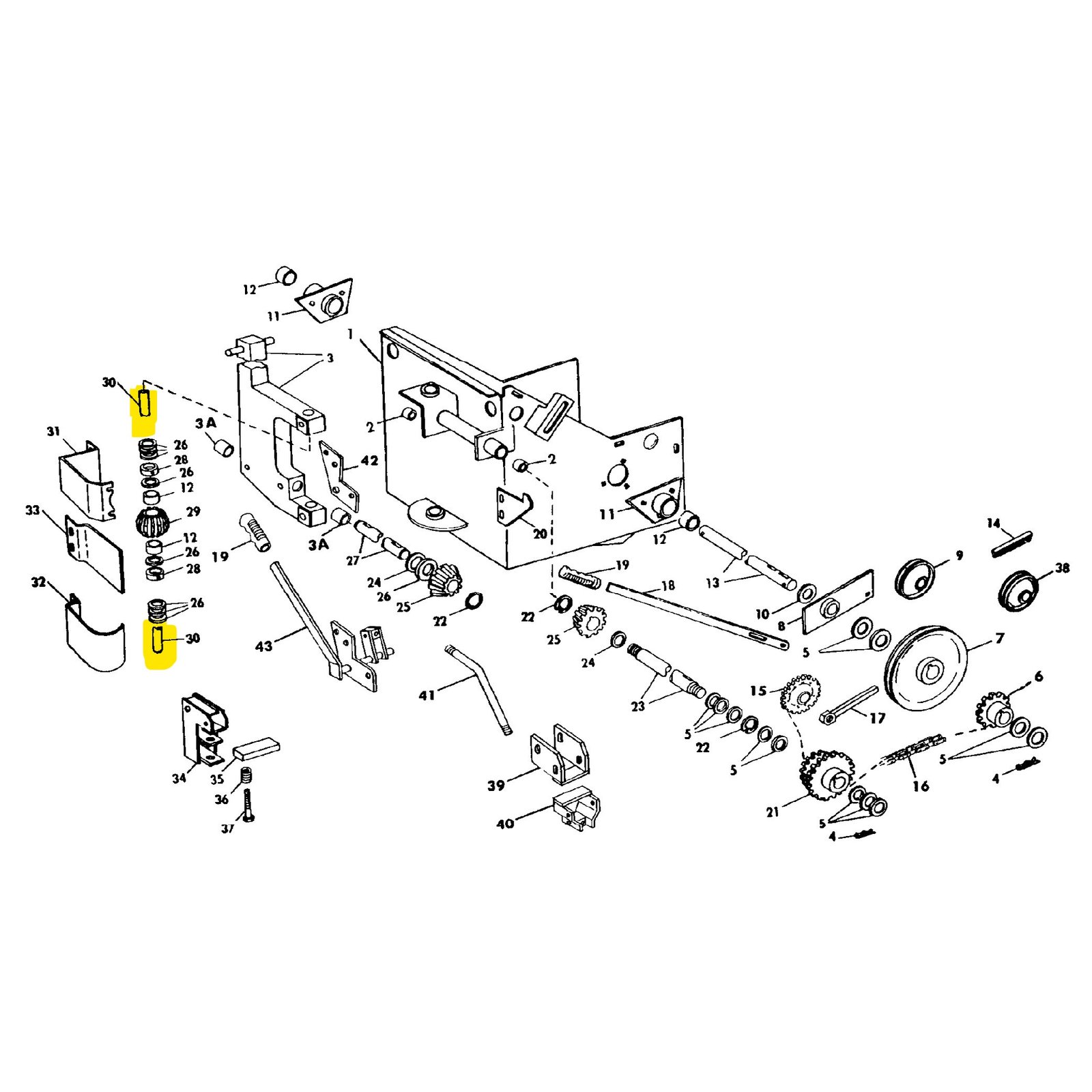 9617908 - Vertical Drive Shaft