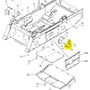 87368772 - Hose Guard LH Bottom - Aftermarket