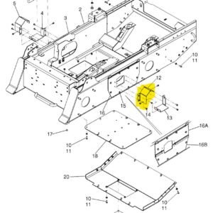 87368773 - Hose Guard LH Top - Aftermarket